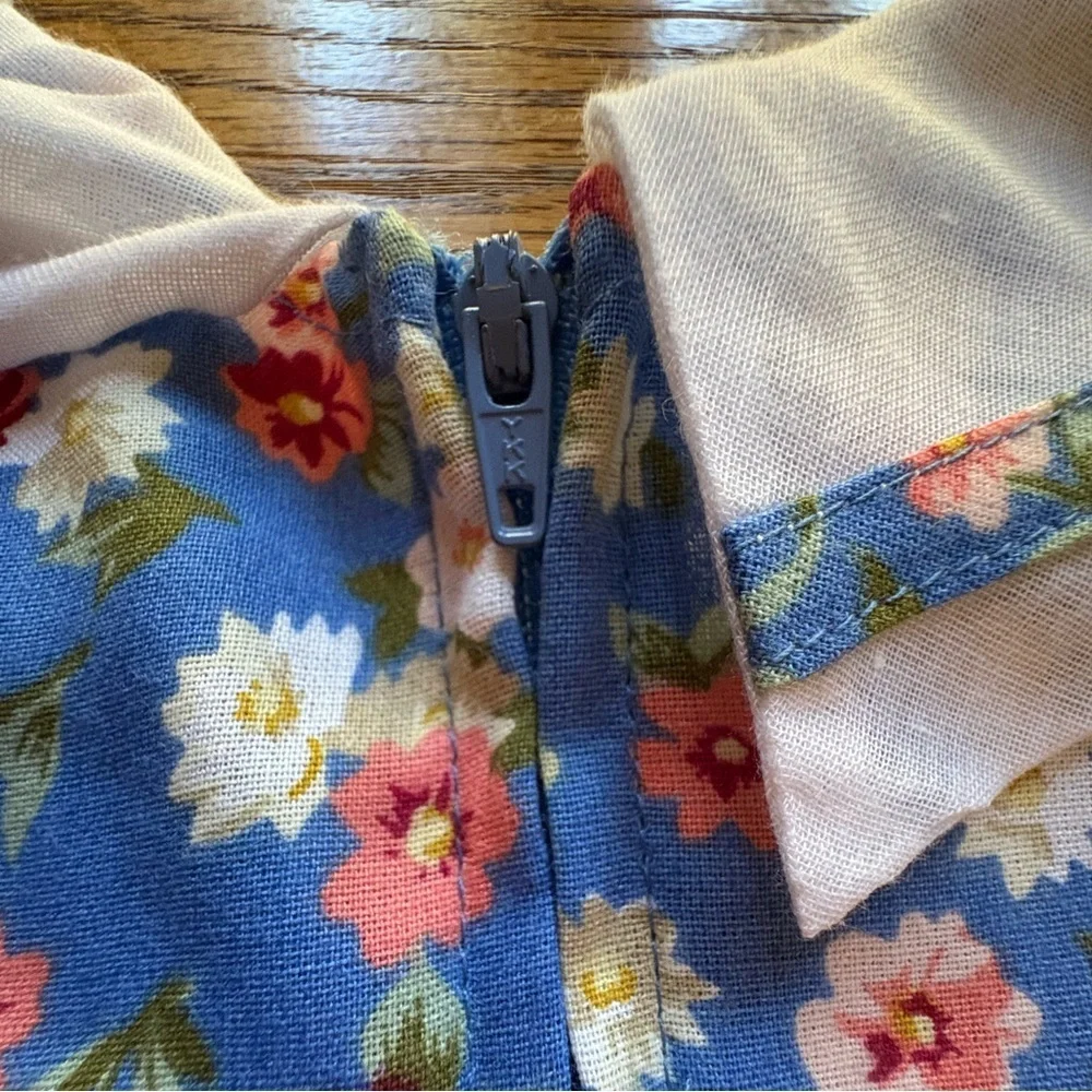 Vintage Ruth of Carolina floral girls dress- size 7